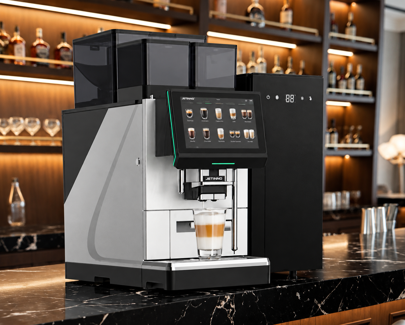 Jetinno JL37A automatic coffee machine for corporate offices.